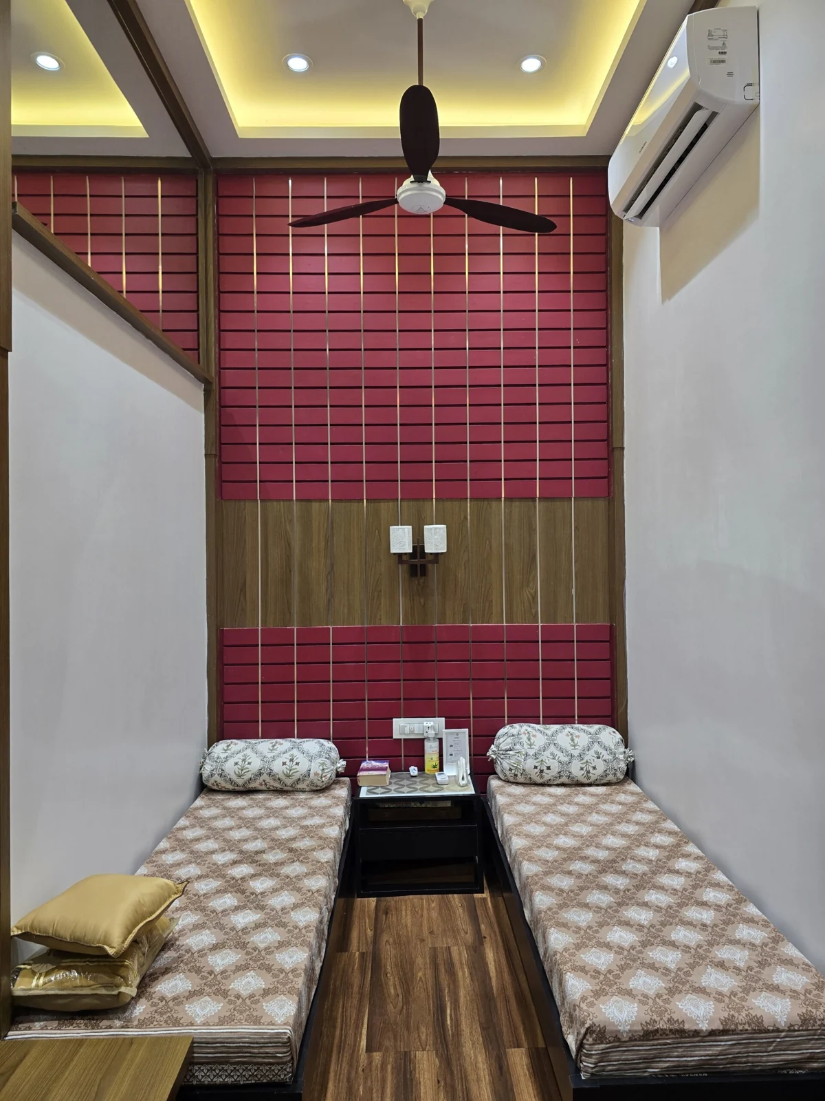 Private waiting space at the Mumbai clinic